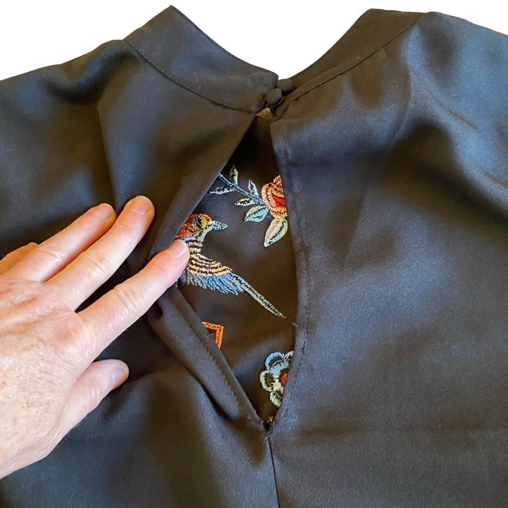 EUC ASOS Design Embroidered Mini Dress - Picture 7 of 8